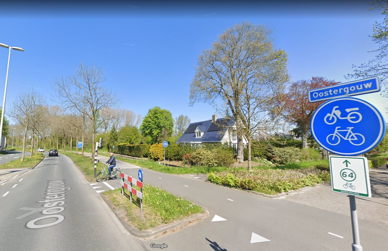 Fietspad langs Oostergouw twee maanden afgesloten